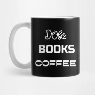 Dogs Books Coffee Mug